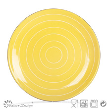 Different Color 10.5" Ceramic Stoneware Dinner Plate